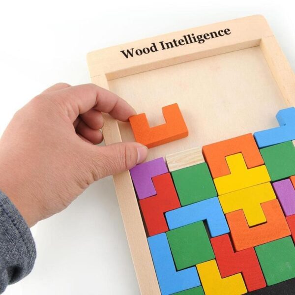 KATAMINO 7 Wood intelligence - Puzzle Tetris en Bois