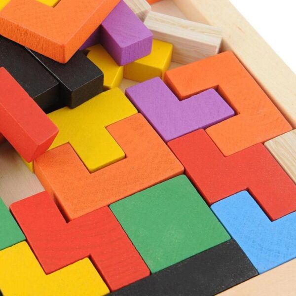 KATAMINO 8 Wood intelligence - Puzzle Tetris en Bois