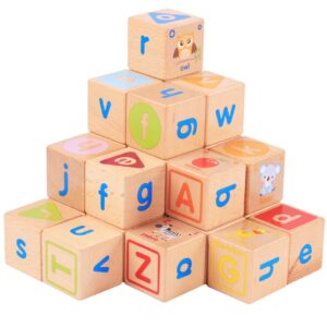 2019 nouveau b b gros blocs en bois bloc 26 pi ces apprentissage jouets ducatifs pour 1 Jeux et Jouets éducatifs