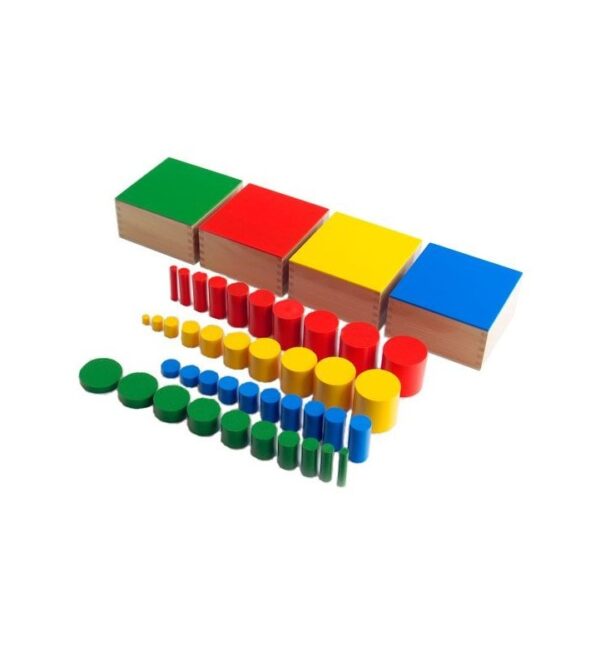 cylindres de couleur haut de gamme Les Cylindres de couleurs Montessori